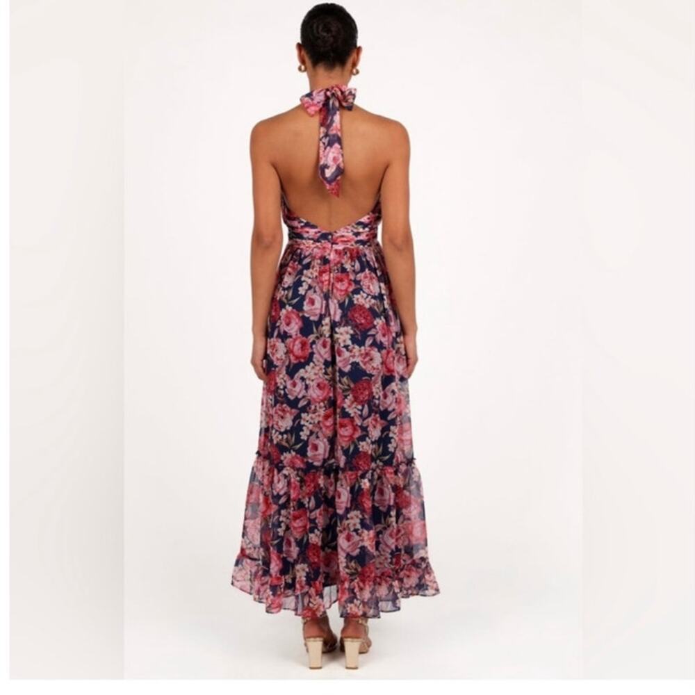 NWT Petal and & pup navy floral Lennon maxi wedding guest dress medium - Picture 2 of 9